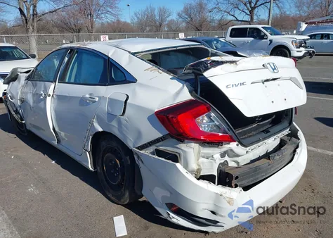 2019 Honda Civic Lx из США, поврежденный, VIN 2HGFC2F67KH572191